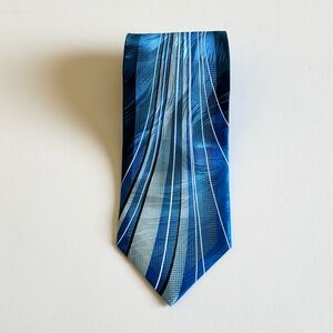 I Canto Indian Designer Men’s Accessories 
Blue Patterned Men's Tie